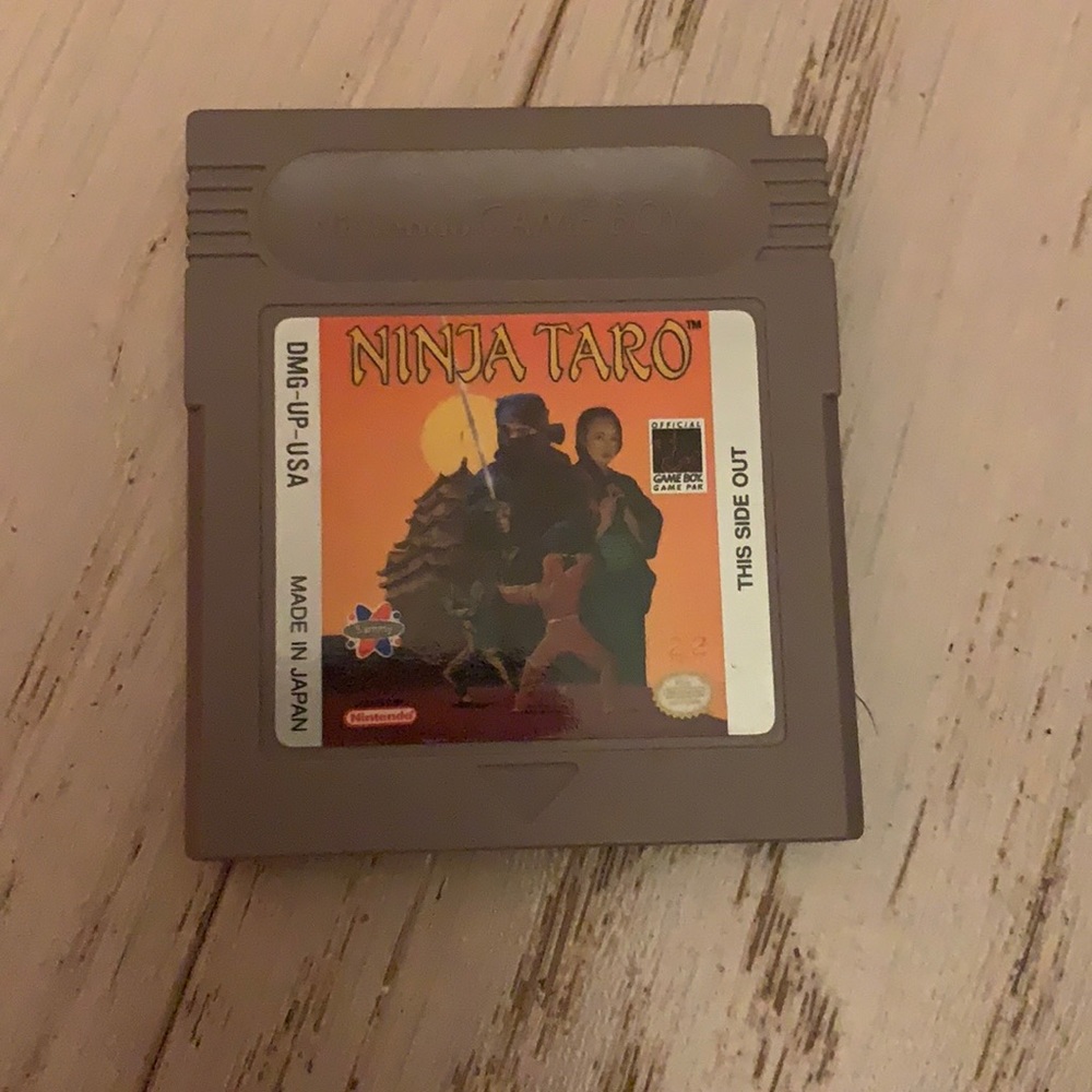 Authentic Vintage Ninja Taro Nintendo Game Boy Game Rare